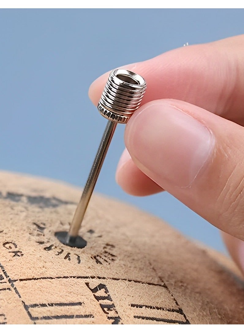 إبرة منفاخ مناسبة لجميع أنواع الكرات، عبوة 5 قطع، تصميم عملي متوافق مع مضخات الهواء اليدوية، مناسبة لكرة القدم وكرة السلة وكرة الطائرة - Image 1